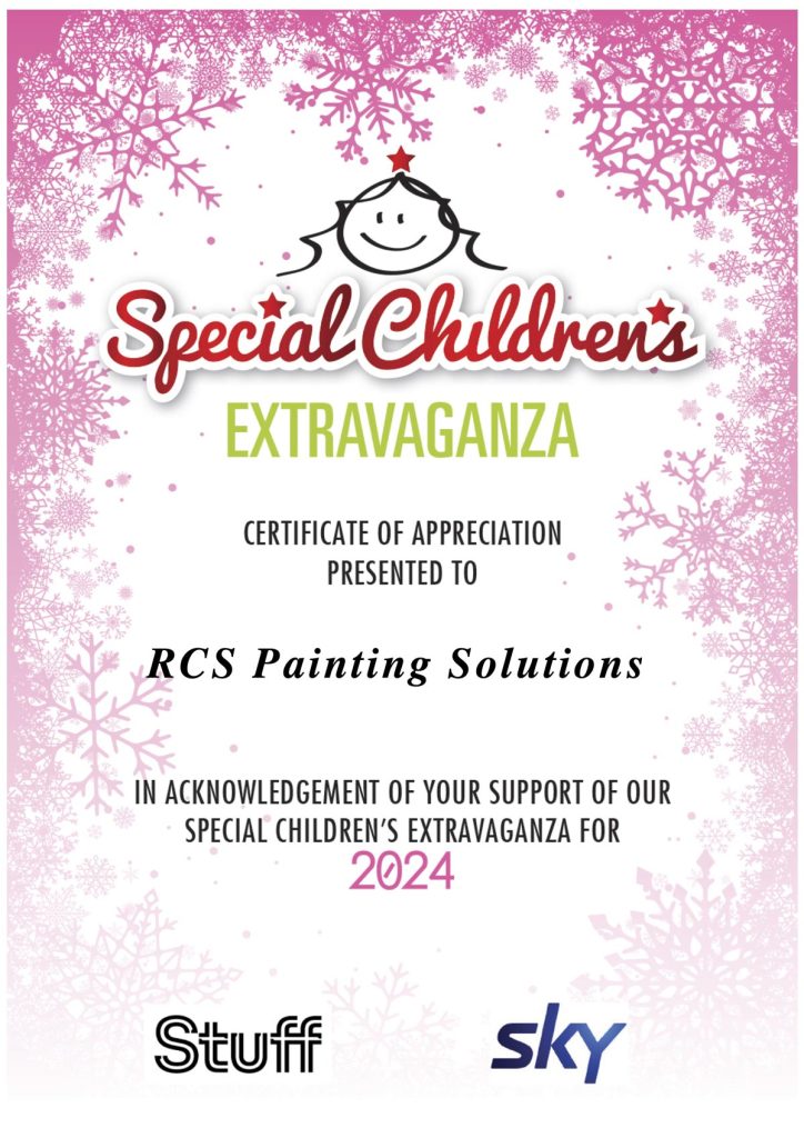 certificate special childrens extravaganza 2024