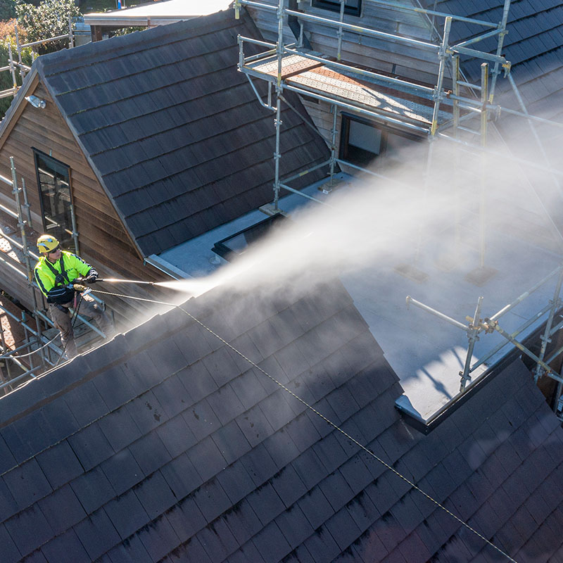 roof washing